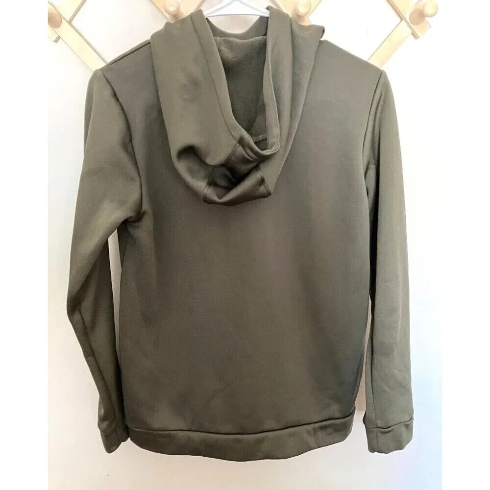 Under Armour Dark Green Hoodie Kids‎ Pullover Size YLG 25x16